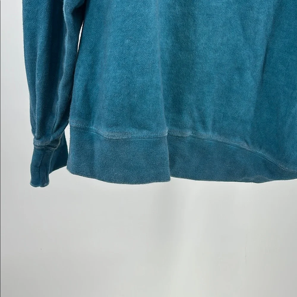Disney Encanto L teal lightweight graphic Sweatshirt tropical vacation floral